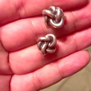 James Avery love knot earrings